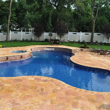 Swimming Pool Built in Lake Grove Long Island NY.