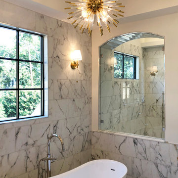 Elegant Spec House | Primary Bathroom