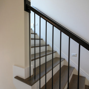 Project #65 | Contemporary Staircase with Vertical Metal Balusters