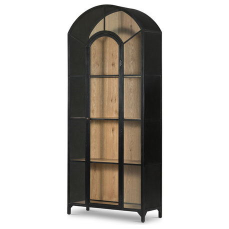 Belmont Cabinet Oak, Black