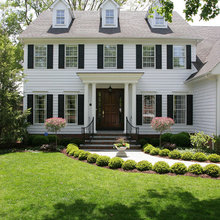 Colonial brick facade
