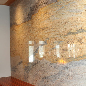 Living Room with African Juparana Gold Granite from Namibia