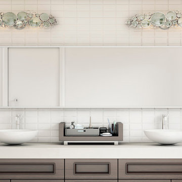 Fascination 2-Light Vanities in Bathroom