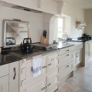 Stylish galley kitchen