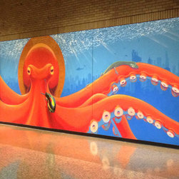 Octopus Mural: "Oztopus" - Artwork
