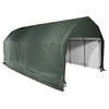 12'x20'x9' Barn Style Shelter, Green
