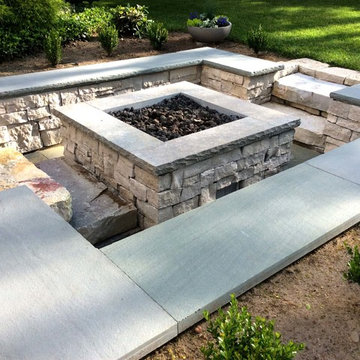 Stone used for outdoor living areas