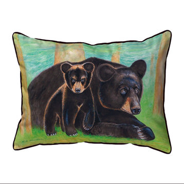 Bear & Cub Large Indoor/Outdoor Pillow 16x20