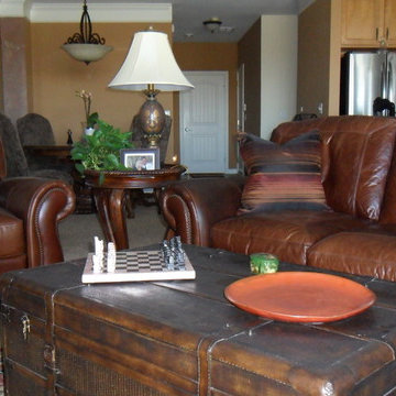 BEFORE...TAKE A VERY TRADITIONAL CONDO TO A MODERN/CONTEMPORARY CONDO