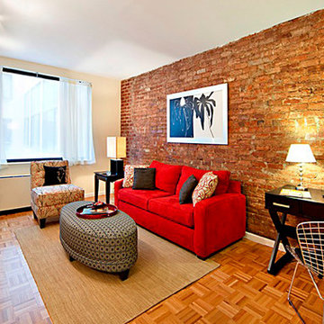 NYC Living/Family/Den Rooms by Designed to Appeal