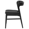 Bjorn Dining Chair By Nuevo, Black/Black