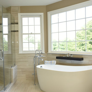 Enjoying of an Elegant/Relaxing Spa Feeling Bathroom Makeover in McLean VA