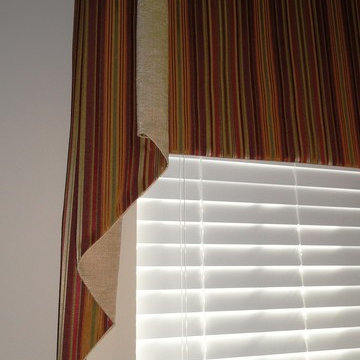 Soft valances on board or pole