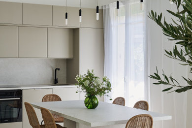 Inspiration pour une salle à manger design.