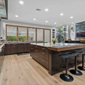 Incredibly Unique & Contemporary Ashburn Kitchen & Addition