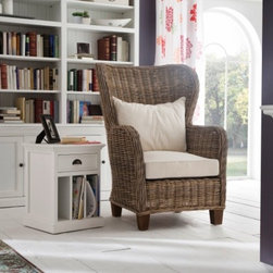 Newport wicker armchair - Armchairs and Accent Chairs