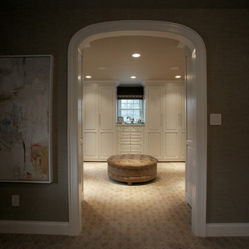 Custom Walk-In Closet and Adjoining Master Bathroom