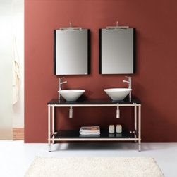 Glass Bathroom Vanities - Bathroom Vanities And Sink Consoles