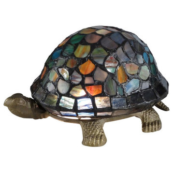 Dale Tiffany Blue Turtle Accent Lamp