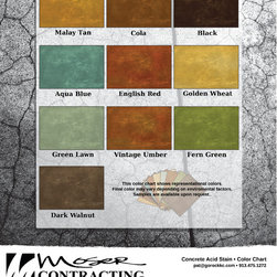 Acid Stain Chart - Products