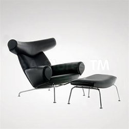 Big Chair and Ottoman - Armchairs And Accent Chairs