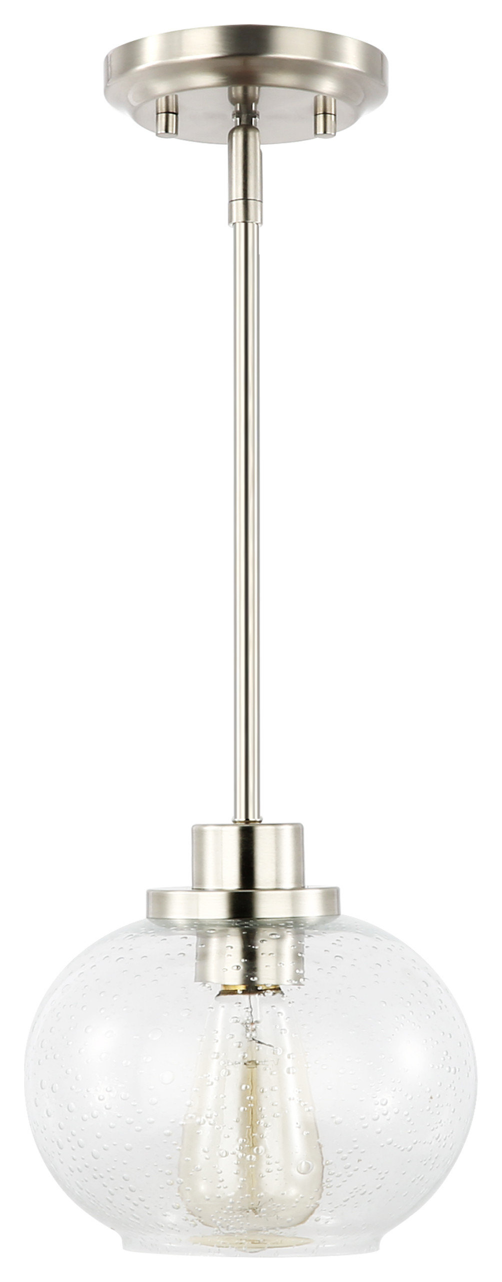 Comstock Seeded Glass Pendant Light