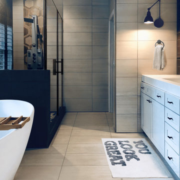 Brookwood: Buckhead Townhome Design with Spa-Like Primary Bath