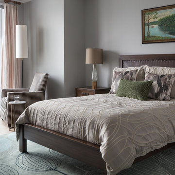 Riverfront Condo with City Views - Master Bedroom