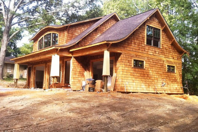 Inspiration for a rustic home design remodel in Birmingham