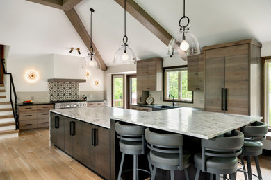 Kitchen - rustic kitchen idea in Minneapolis
