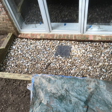 window well drain project
