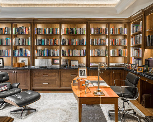 Traditional Boston Home Office Design Ideas, Remodels & Photos
