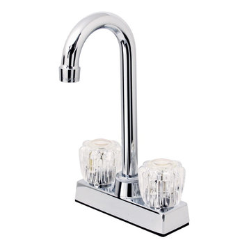 Hardware House Two Handle Bar Faucet, Chrome