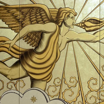 Verre Eglomise Murals