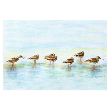 Betsy Drake Avocet Birds 30 Inch By 50 Inch Comfort Floor Mat