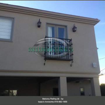 Balcony Railings (Juliet Balcony) Custom Made by Isaac's Ironworks