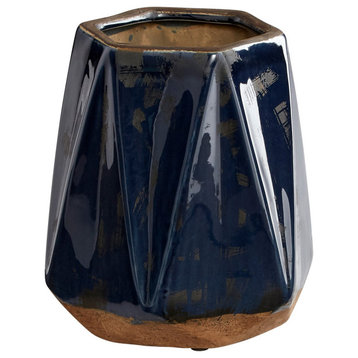 Cyan Design Large Chamos Planter 11049, Blue