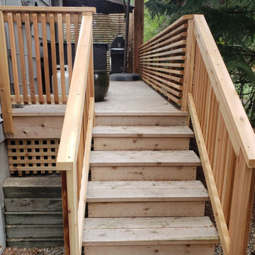 Lake Bonavista Cedar Deck Makeover