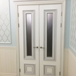 Private Residence - Palazzo 2 Polar White w/ Silver Patina - Interior Doors