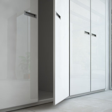 New Sliding and Hinged Door Aluminium System - MODERN - with optnional Hide Syst