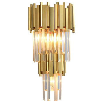 Gio 24" Crystal Wall Sconce