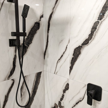 Contemporary Condo Kitchen and Bathrooms