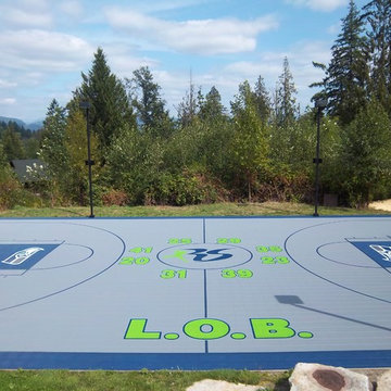 Backyard Basketball Court
