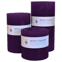 Traditional Candles Blackberry Sage Scented Candles, Set of 3