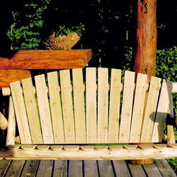 Lakeland Mills White Cedar Swing - Patio Furniture And Outdoor Furniture