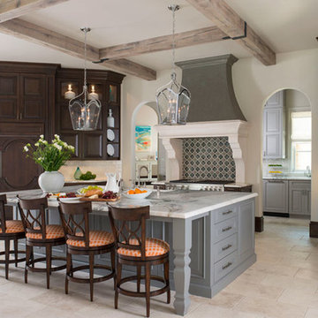 Range Hoods Cast Stone Project with DeLeo Fletcher Design