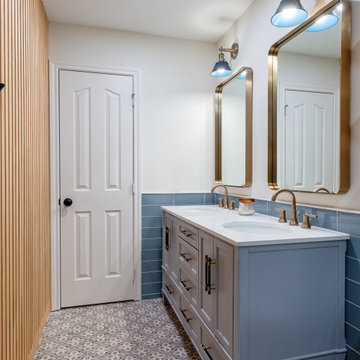 Eclectic Kids Bathroom