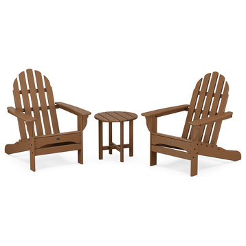 Trex Outdoor Furniture Cape Cod 3-Piece Adirondack Set, Tree House