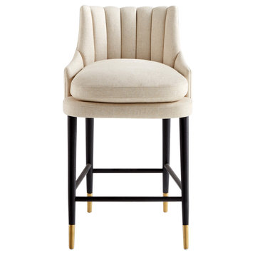 Tesoro Chair, White/Cream