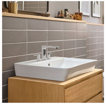 Hansgrohe 72532 Rebris E 1.2 GPM Widespread Bathroom Faucet - Chrome
